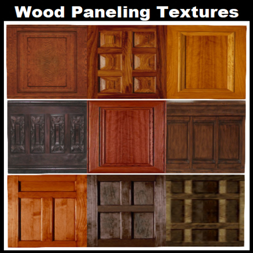Second Life Marketplace Wood Paneling Textures